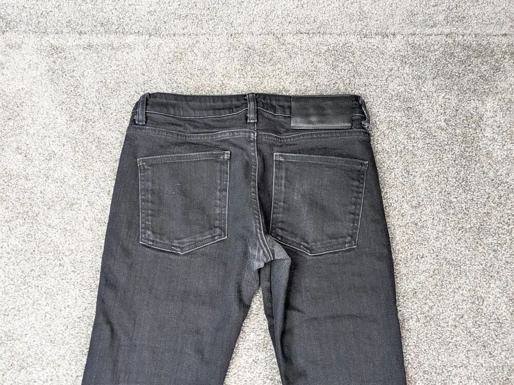 Naked & Famous Denim Jeans Mens 31 Black Super Skinny Guy Power Stretch 013010